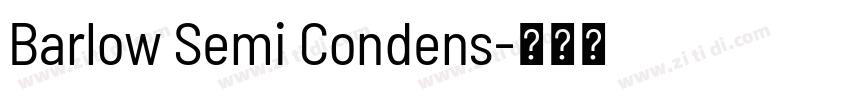 Barlow Semi Condens字体转换